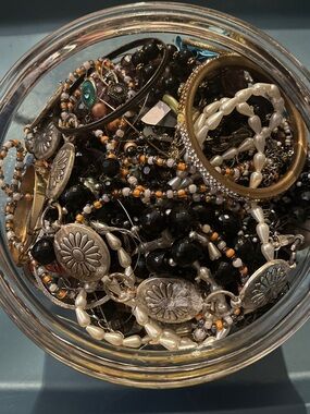 Jewelry Jar 7by8" full of craft and creating your own masterpieces